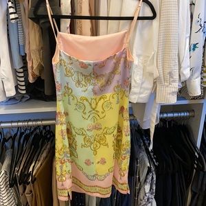 Versace Couture Tuileries Print Mini Dress